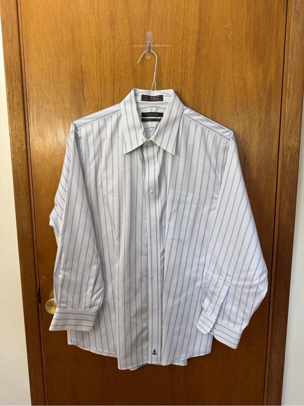 Nordstrom Men’s White/Blue Dress Shirt